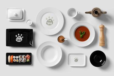 貓跡料理品牌設(shè)計 如何用高辨識度logo打造餐桌符號吸引力？